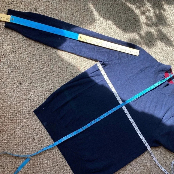 Brooks Brothers 100% Extra Fine Merino Wool 1/4 Zip Sweater Unisex Adult Size M - Picture 3 of 6